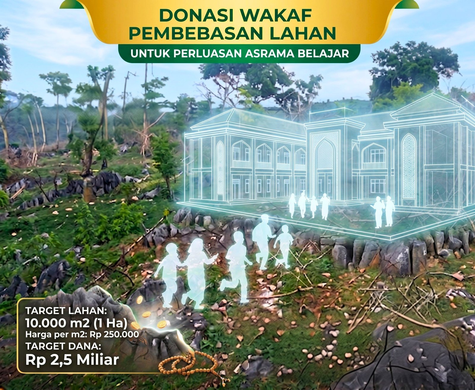 Pembebasan Lahan untuk Peluasan Asrama Belajar Santri