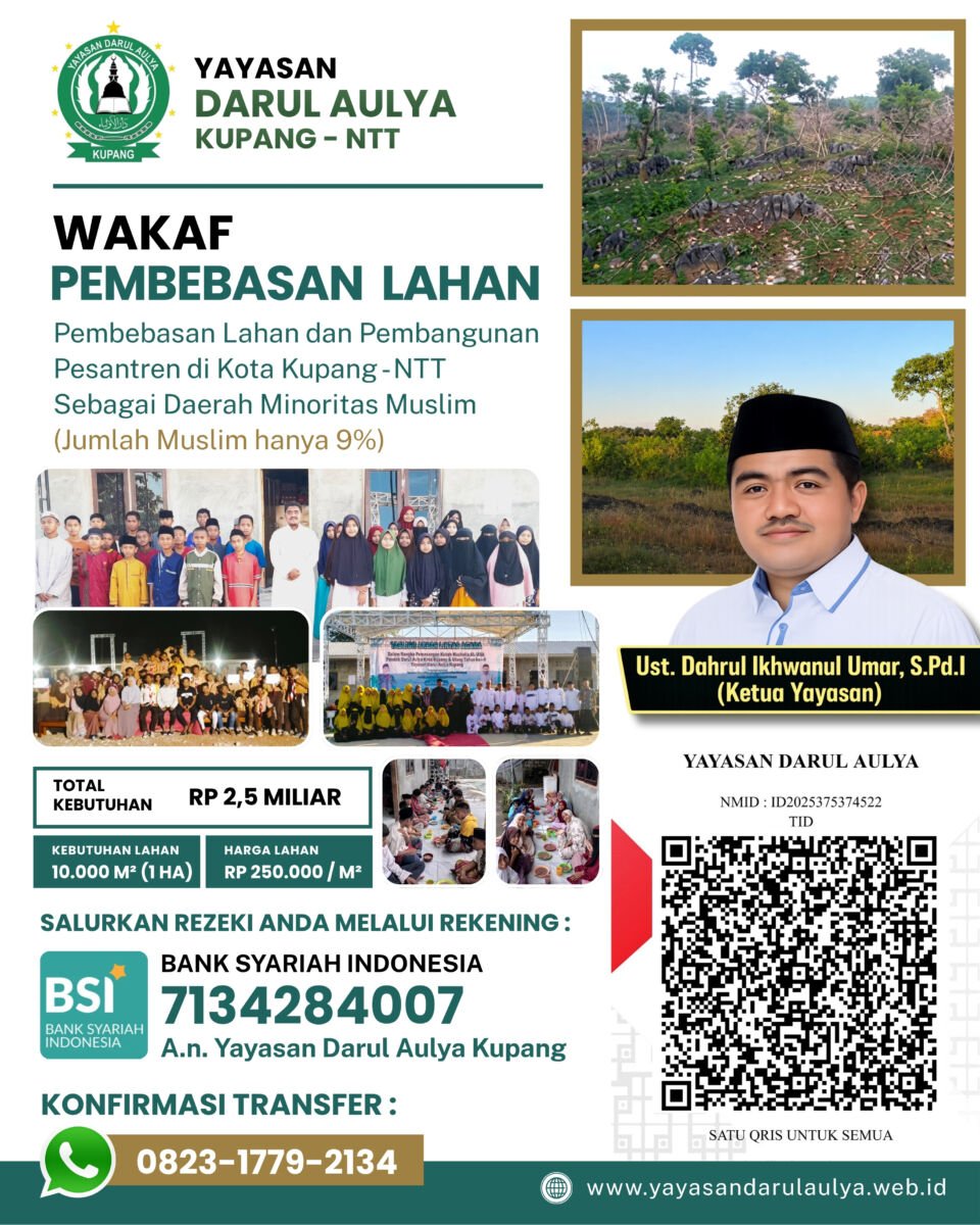 Kegiatan santri Yayasan Darul Aulya Kupang NTT